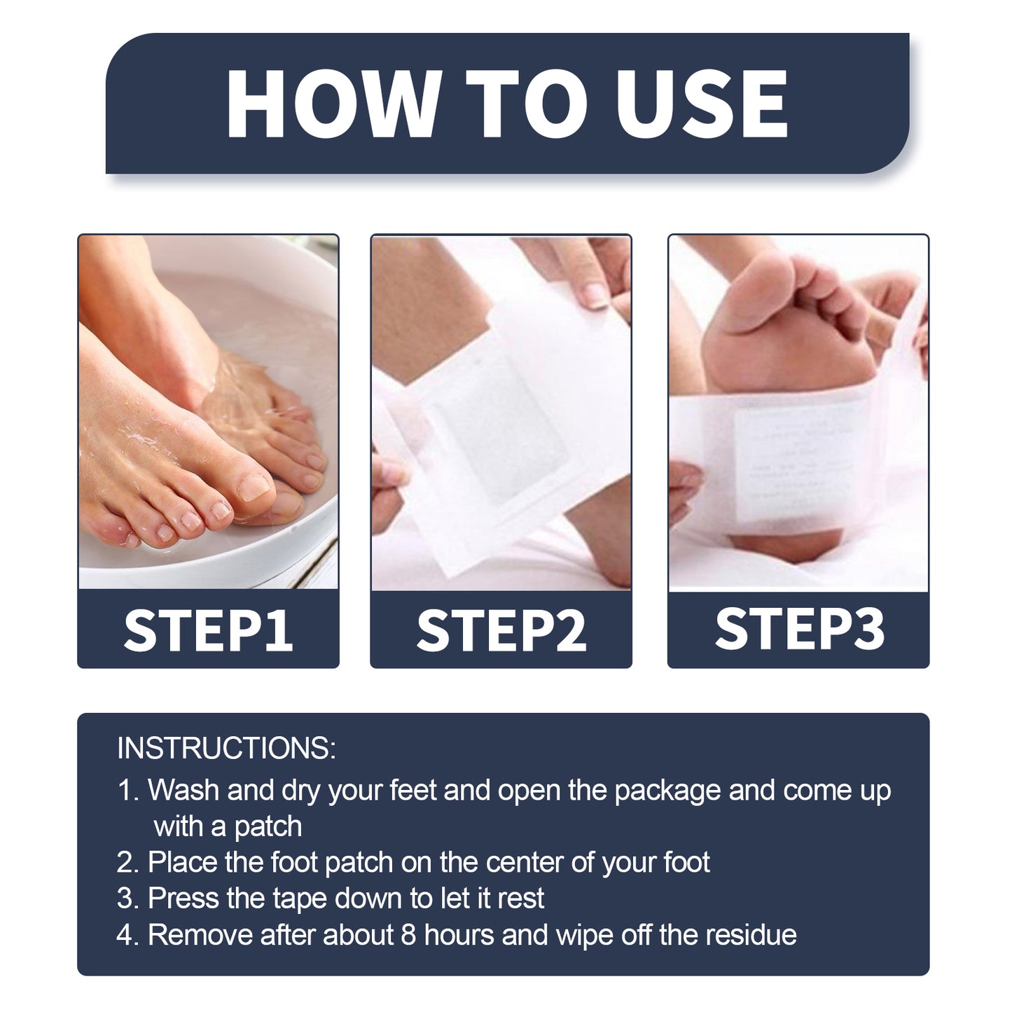 Ginger Foot Stickers, Slimming Toning And Firming Body And Foot Treatment Stickers