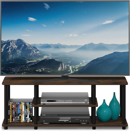 Turn-N-Tube 3-Tier TV Stand 50-Inch TVs No Tools Assembly Columbia