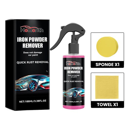 Iron Powder Remover, Car Cleaning Refurbished Rust Removing Rust Lighten The Paint Maintenance Polishes
