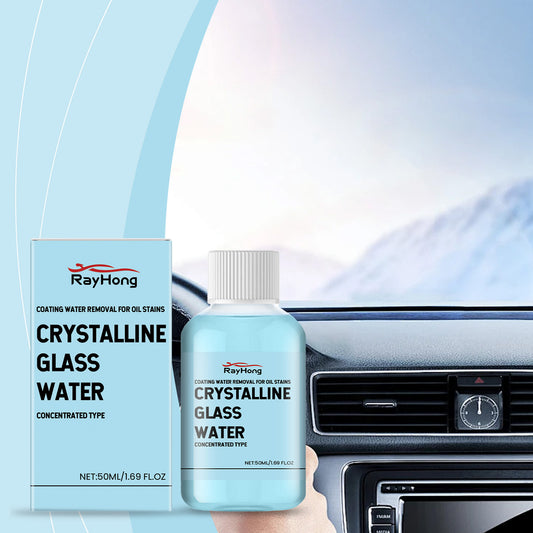 Car Coated Crystal Glass Water, Car Decontamination Wiper Clean Water Four Seasons Universal Rain Glass Water