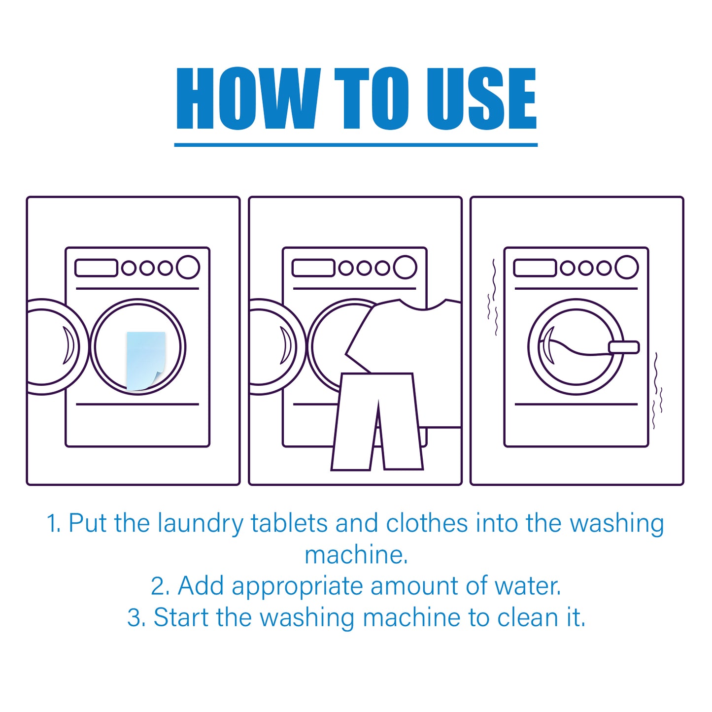 Laundry Detergent Sheets, Gentle Cleaning Clothes Stains Stains Soft Color Protection Lasting Fragrance Laundry Tablets