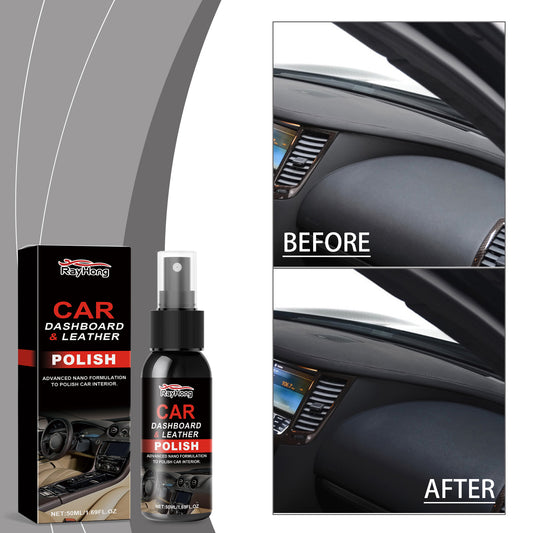 Rayhong Instrument Panel Leather Polishing Agent, Dust Cleaning Decontamination Zero Dust Adsorption Curing And Refurbishing Agent