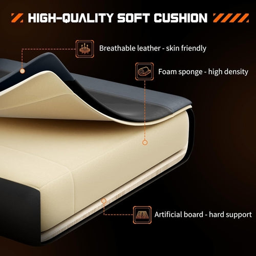 Ergonomic Gaming Chair With Footrest And Lumbar Grey