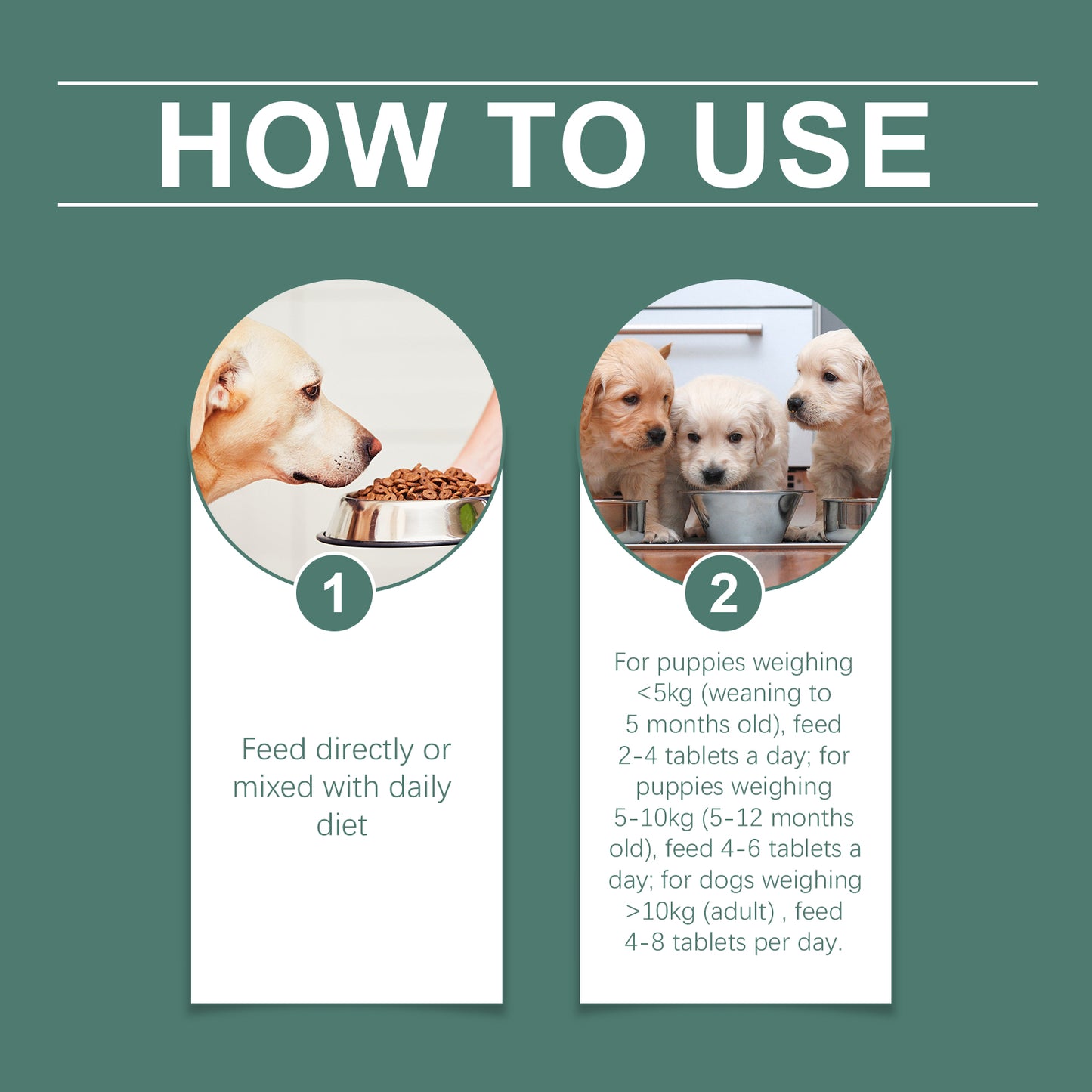 Tear-Stained Eye Care Tablet For Dogs To Gently Clean Tear-Stained Eye Stains For Pet Dogs