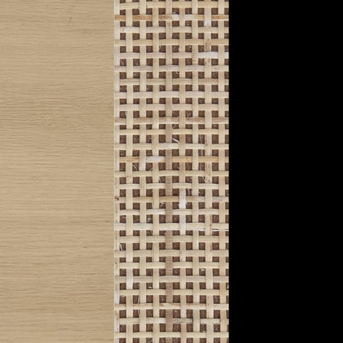 Mina Modern TV Stand With Storage Doors Oak Finish