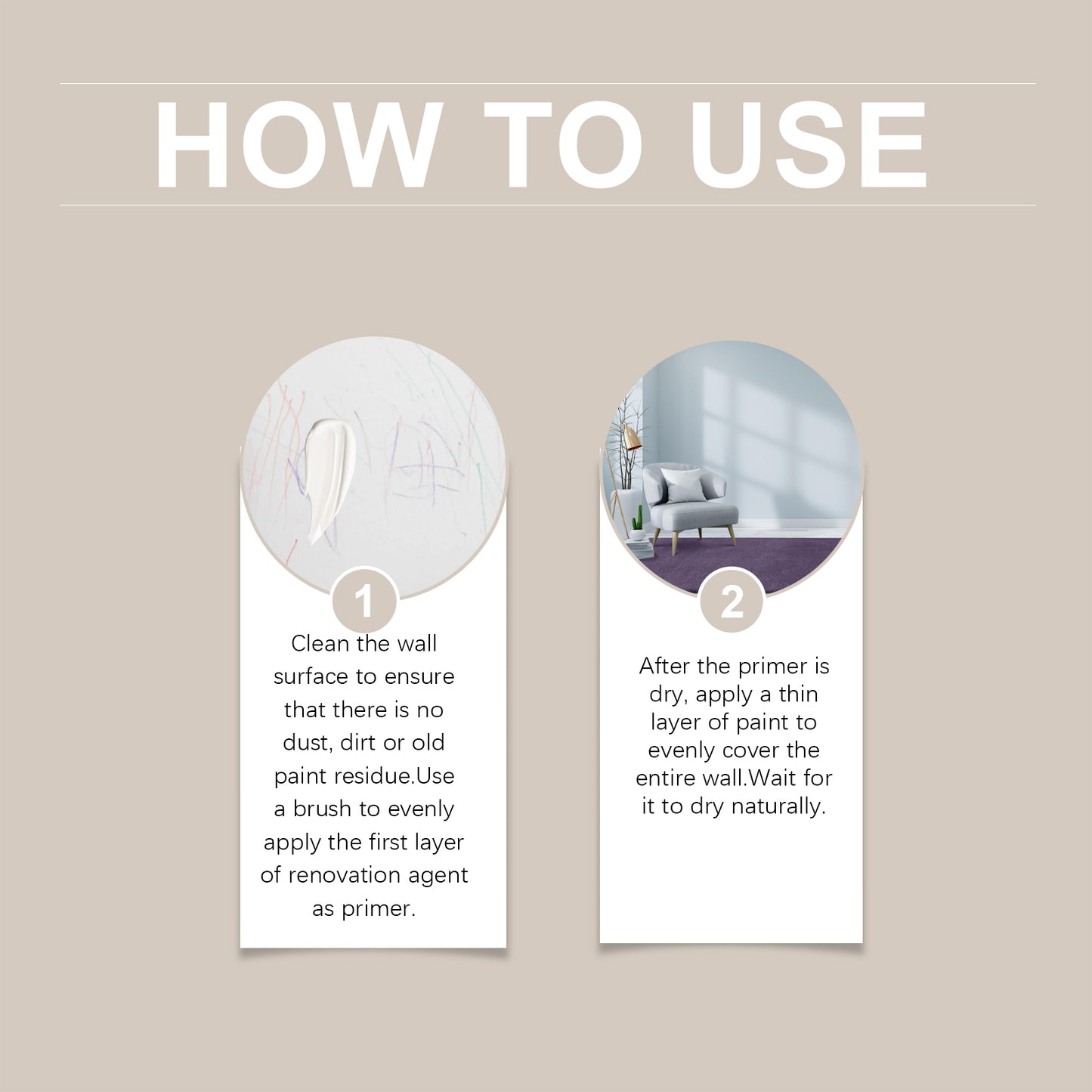 Jakehoe White Latex Paint Wall Retreader Home Cleaner Covering Stains Paint Wall Paint