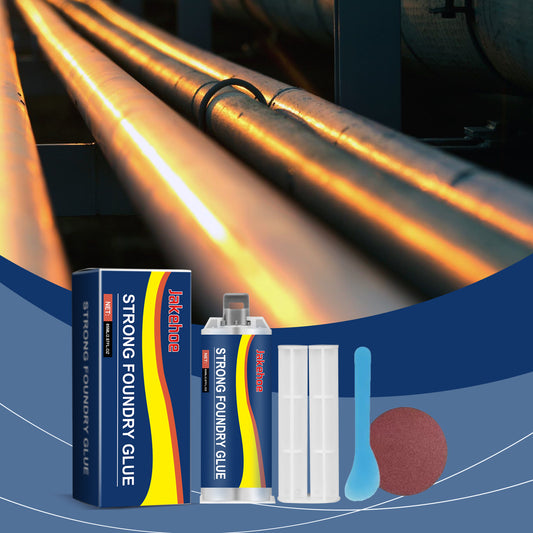 Jakehoe Metal Casting Adhesive Casting Adhesive Ab Adhesive Repair Stainless Steel Copper Aluminum Waterproof Metal Sealant