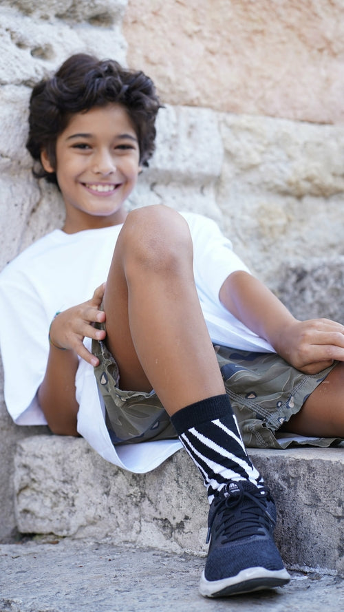 Kids Zebra Socks