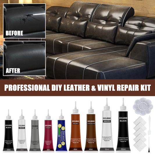 EELHOE Car Leather Touch-Up Cream (Grey) Leather Bag Leather Shoe Leather Refurbishment Sofa Leather Touch-Up Cream Color Modifier