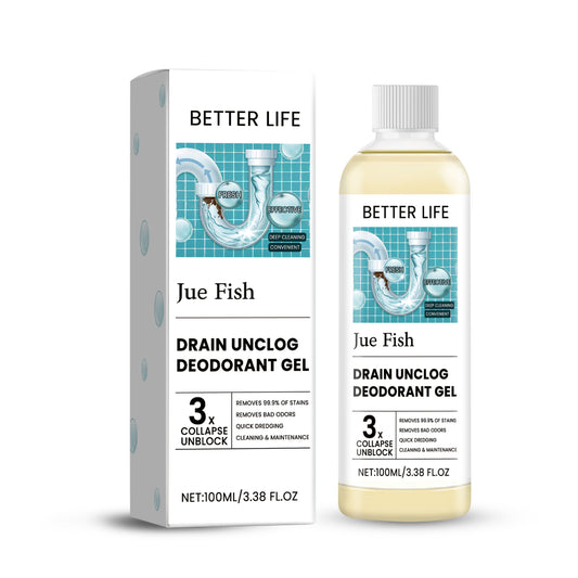 Drain Unclog Deodorant Gel, Kitchen And Bathroom Sewer Lines Clean And Decontaminate To Remove Odor