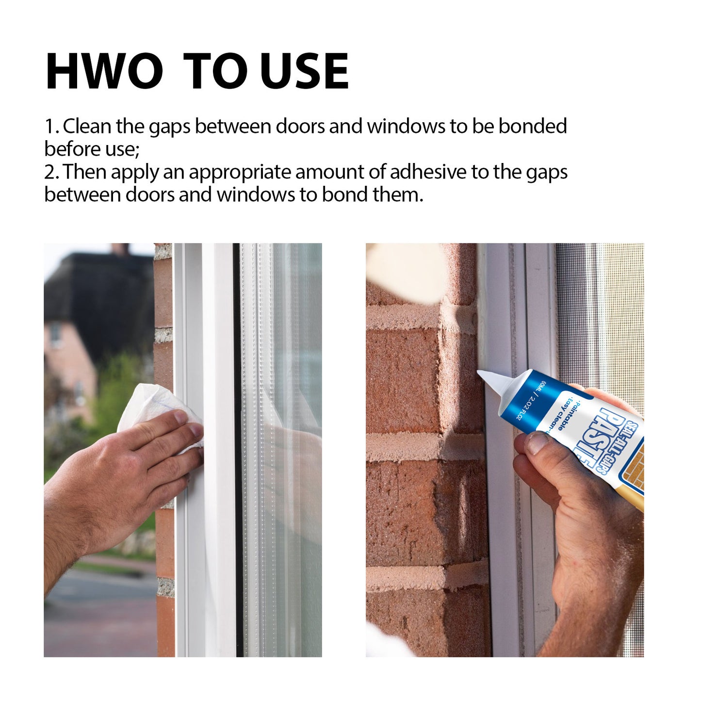 Seal-All-Gaps Paste, Home Floor Door And Window Gaps Repair Refurbished Adhesive Waterproof Sealant