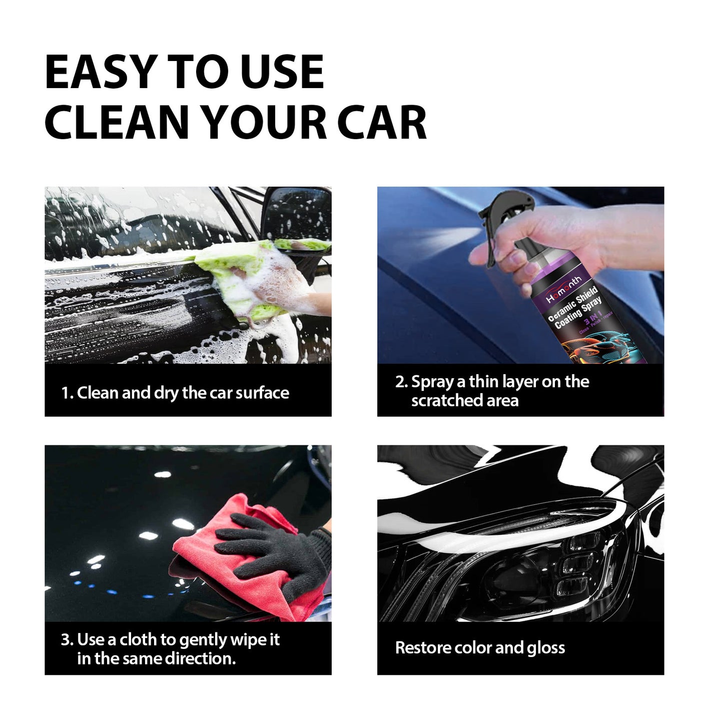 Automotive Coating Spray, Automotive Paint Maintenance Decontamination And New Automotive Coating Agent For Bright Coating