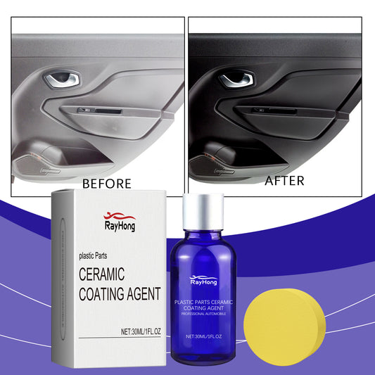 Rayhong Automotive Plastic Retreading Agent, Car Interior Seat Decoration Cleaning Decontamination Retreading Maintenance Cleaner