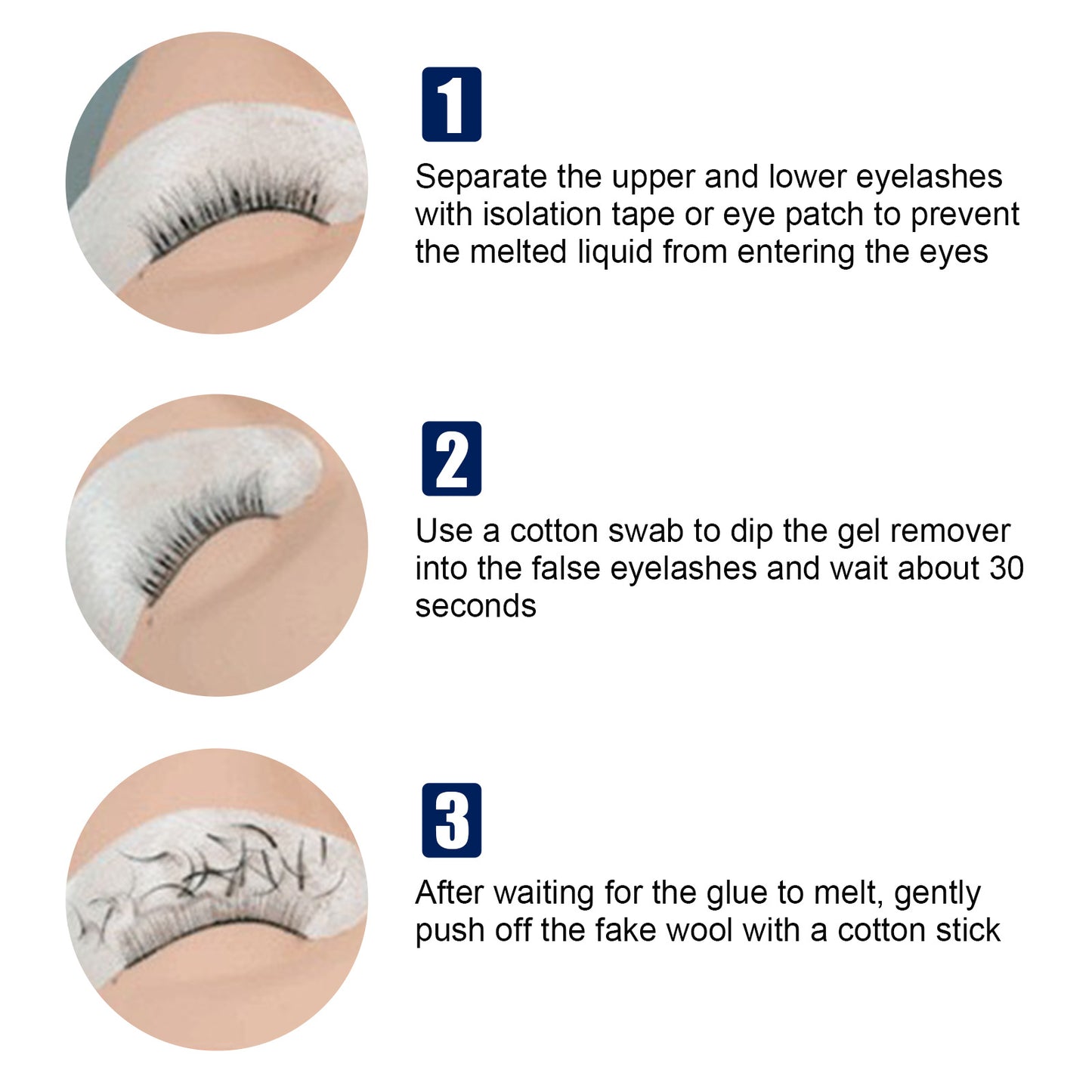 EELHOE Mascara Remover, False Eyelash Grafting Eyelash Removing Glue Removing Cream