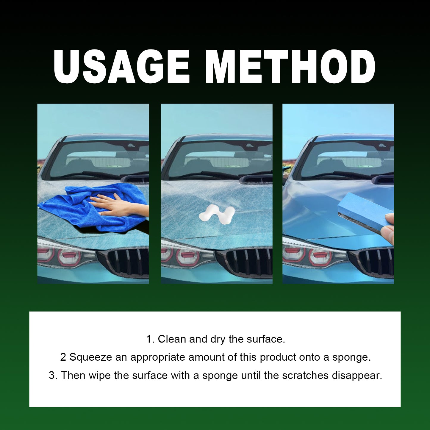 Car New Scratch Repair, Car Maintenance Reconditioning Clean Finish Scratch Repair Scratch Care Cream