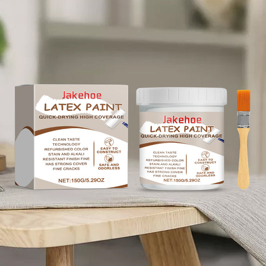 Jakehoe White Latex Paint Wall Retreader Home Cleaner Covering Stains Paint Wall Paint