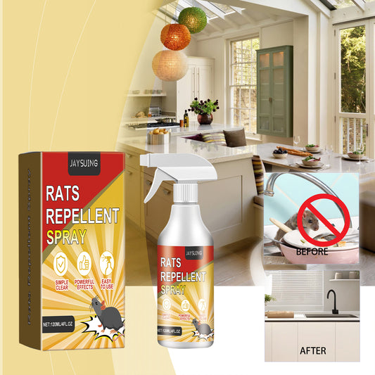 Jaysuing Rat Repellent Spray, Indoor Home Car Engine Outdoor Rat Repellent Spray