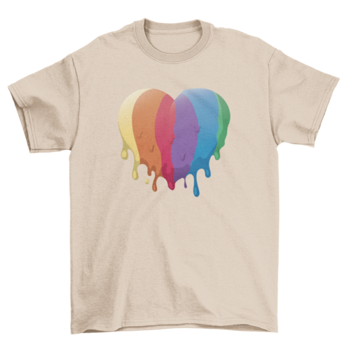 LGBT heart t-shirt