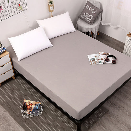 Waterproof Bed Mattress Protector with Elastic Band Breathable