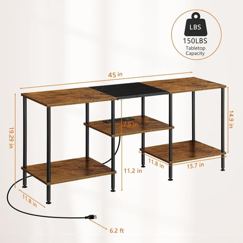 Small TV Stand for Living Room up to 50 Inch Farmhouse TV Media