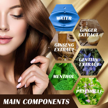 Ginger Hair Spray, Prevent Hair Loss, Moisturize Strengthen And Thicken Hair Care For Hair Spray
