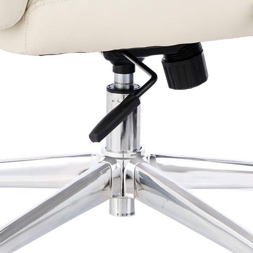 Ivory Executive Desk Chair With Oversized Cushion 275Lb