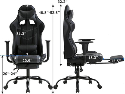 High Back Ergonomic Office Chair With Lumbar Support Grey