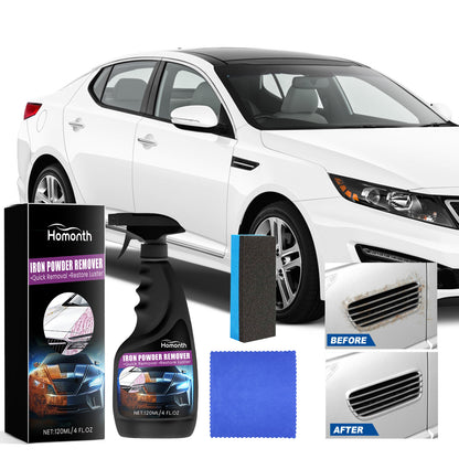 Iron Powder Remover, Wheel Hub Metal Parts Cleaning Decontamination Turn Add Bright Rust Removal Spray
