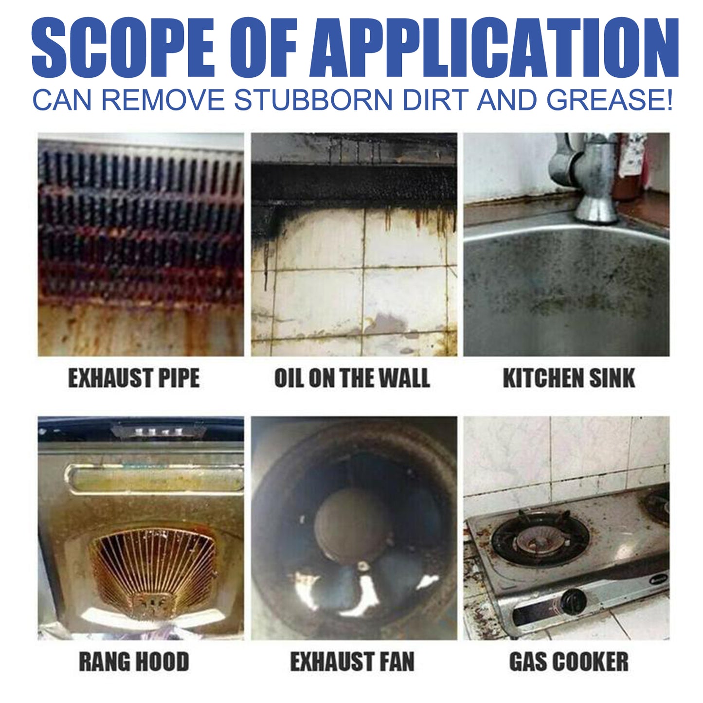 Heavy Duty Multi-purpose Cleaner, Multi-Purpose Degreasing Foam Oil Cleaning Agent
