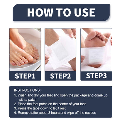 Ginger Foot Stickers, Slimming Toning And Firming Body And Foot Treatment Stickers