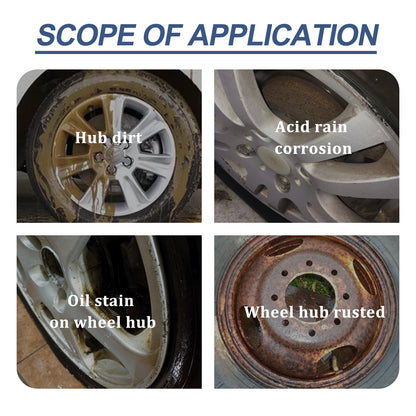 Jaysuing Car Brake Cleaner, Brake Disc Parts Wheel Hub Decontamination Polishing Maintenance Rust Remover