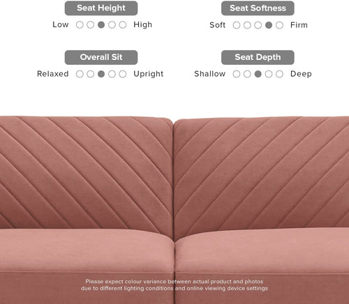 Chloe Futon Sofa Bed With Adjustable Back And Tapered Legs
