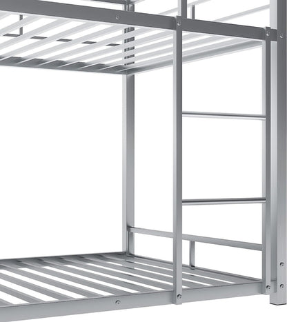 Black Triple Metal Bunk Bed Twin XL Full Queen Sizes