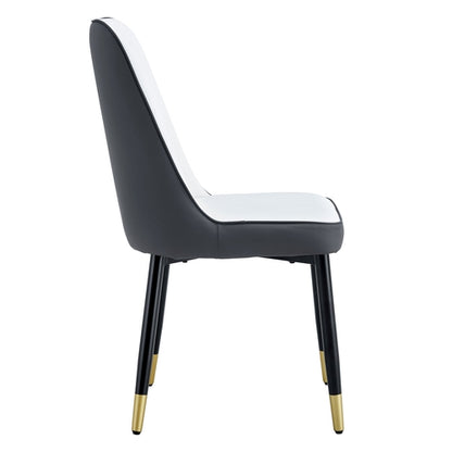 Modern Dining Chairs Set of 4 – PU Leather Upholstered Chairs with