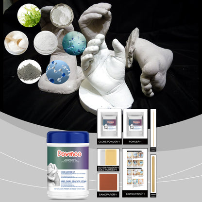 Hand Model Powder Set Model Diy Hand Souvenir 3d Clone Hand Model Toy Gift