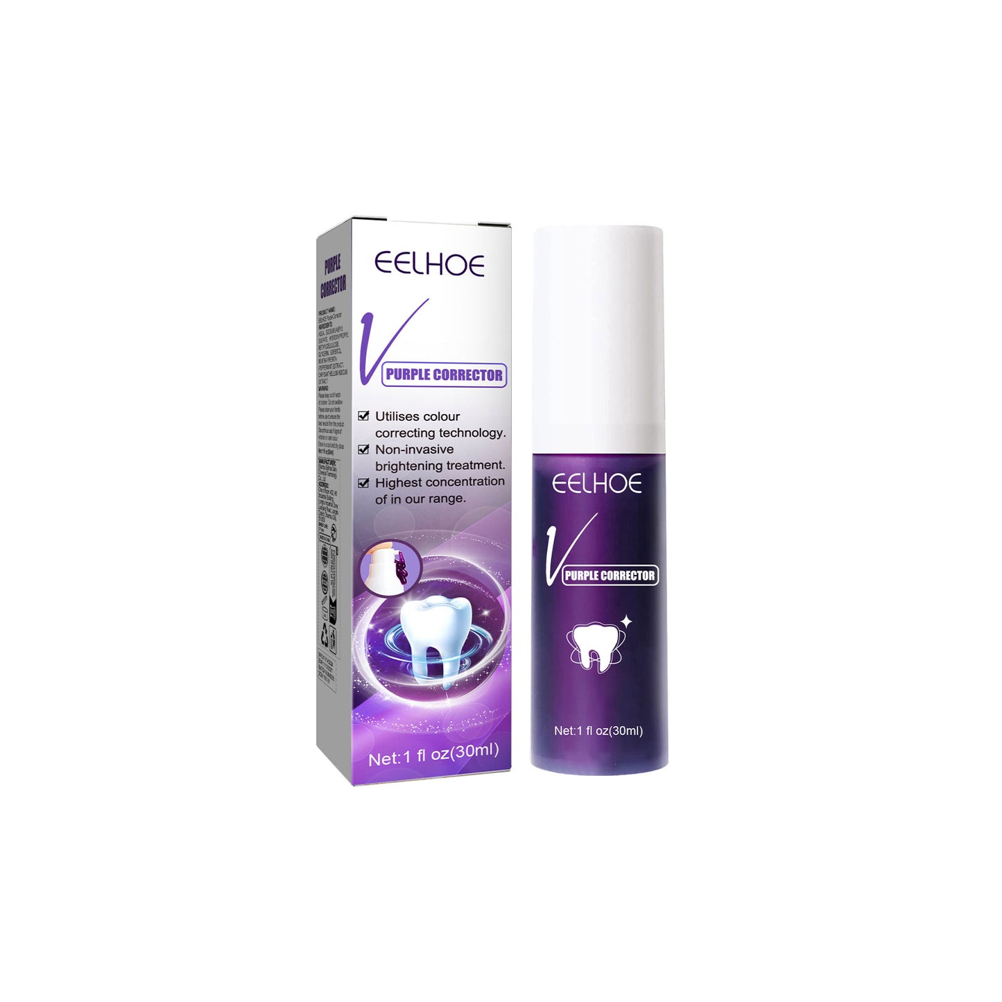 EELHOE Teeth Whitening Toothpaste, Removing Teeth Stains And Odors Oral Care Brightening And Whitening Teeth Toothpaste