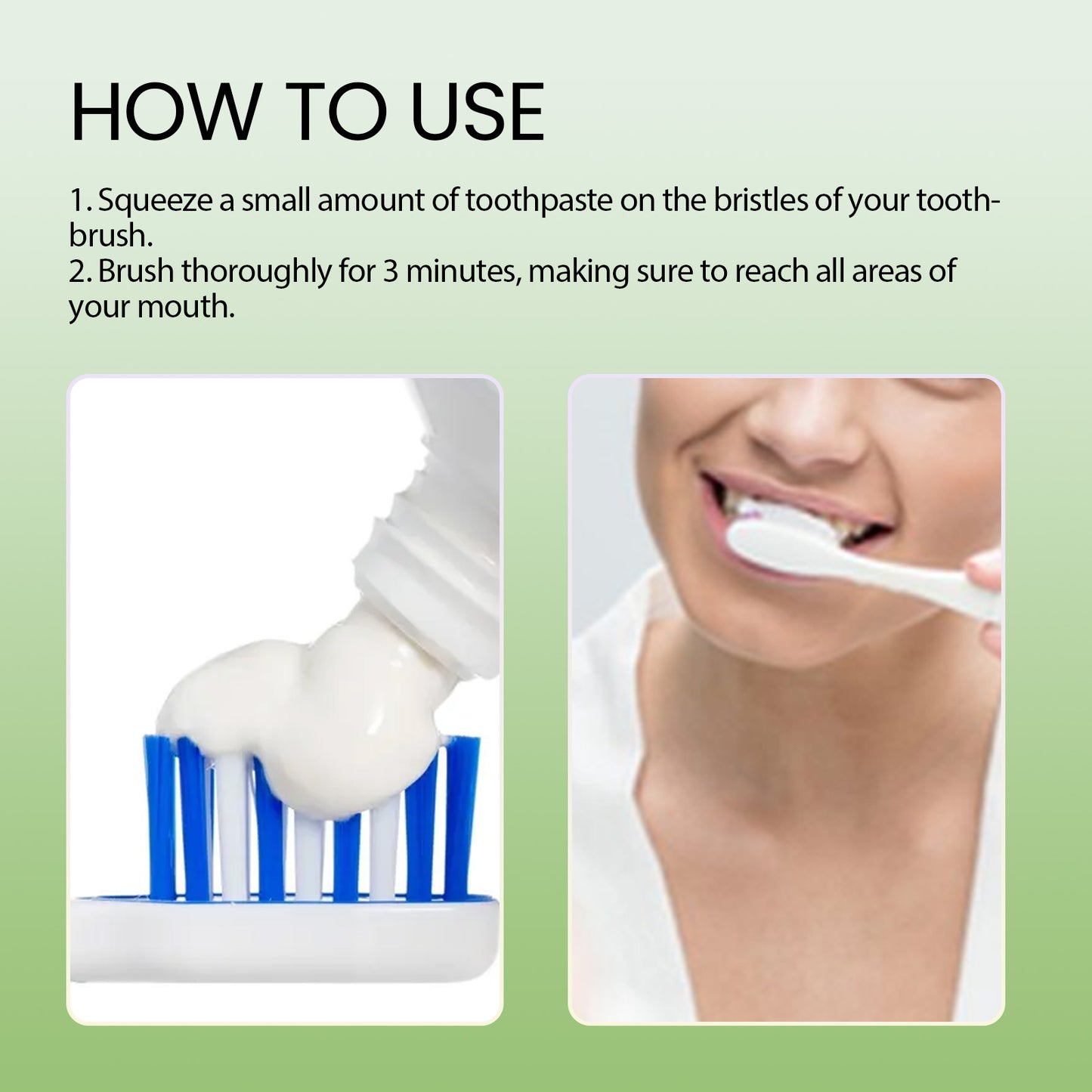 Baking Soda Toothpaste, Clean Tartar Stains Fresh Breath White Beauty Toothpaste