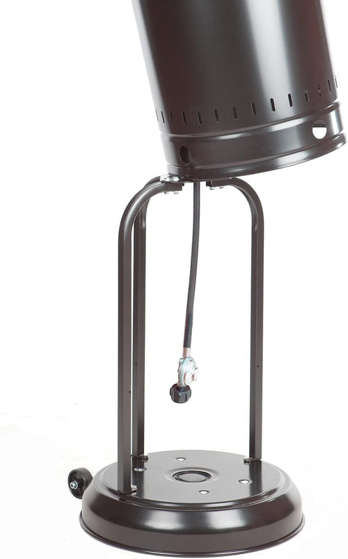 46,000 BTU Outdoor Patio Heater With Wheels Havana Bronze