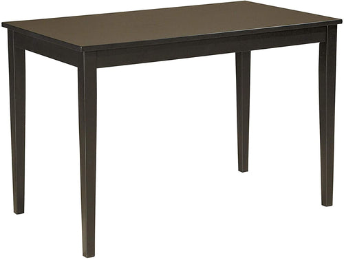 Kimonte Black Dining Room Table Rectangular Contemporary