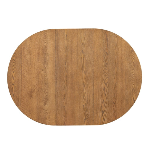 Modern 5-Piece Extendable Round Dining Table Set with 16.2inch