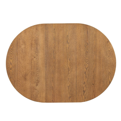 Modern 5-Piece Extendable Round Dining Table Set with 16.2inch