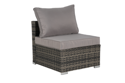 8 Piece Outdoor Patio Sectional Sofa Set – Wicker Conversation Set