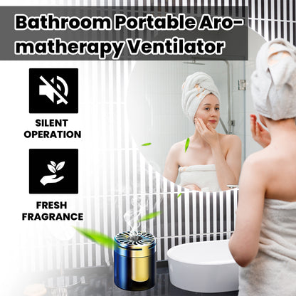 Bathroom Portable Ventilation Aromatherapy, Car Aromatherapy Bathroom Bedroom Deodorant Adornment