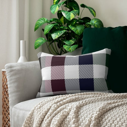 Decorative Lumbar Throw Pillow - Tartan Plaid - Multicolor