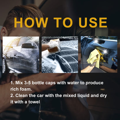High Concentration Foam Car Cleaner, Deep Cleaning Vehicle Paint Dirt Maintenance Retreader