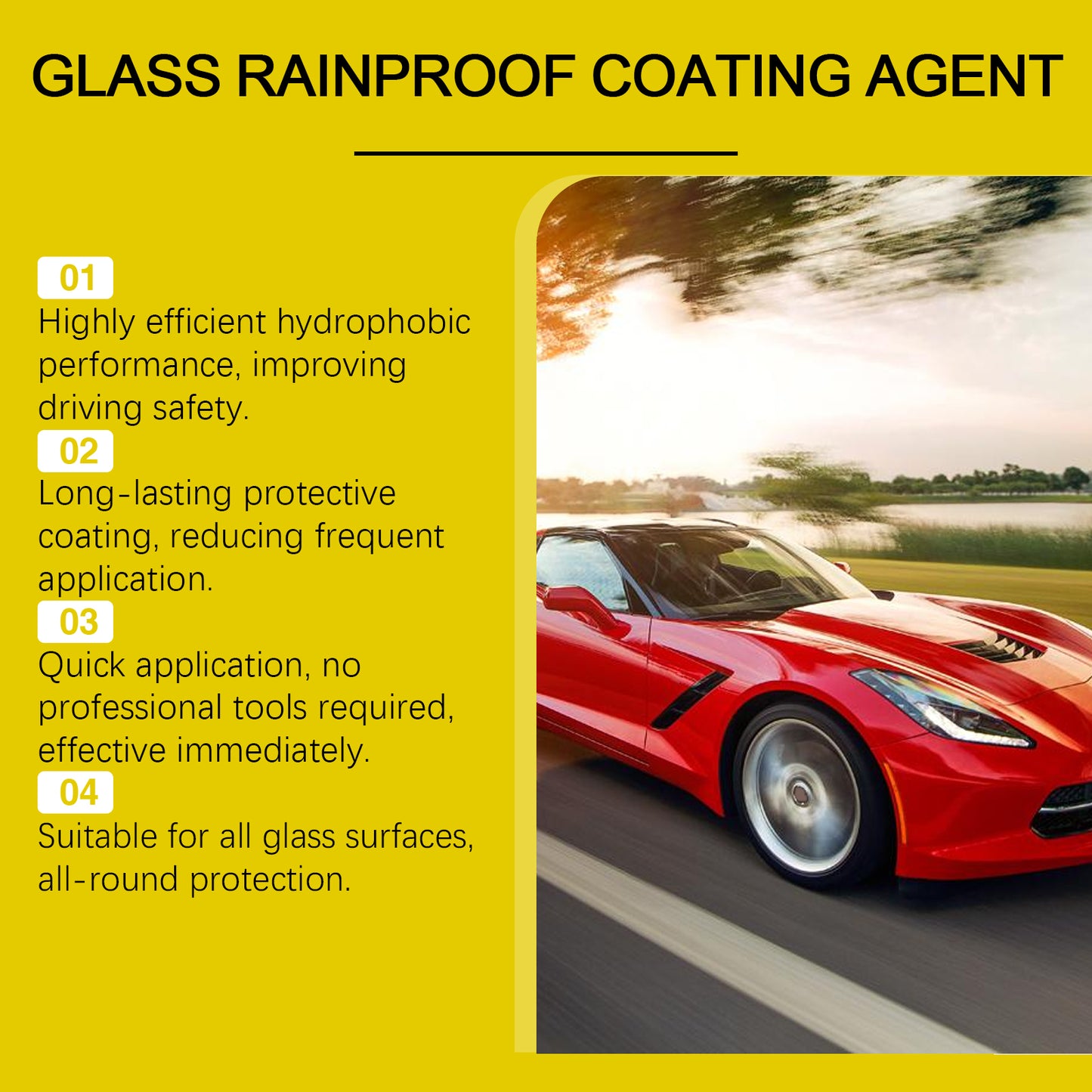 Car Glass Anti-Rain And Anti-Fog Cleaning Coating Agent Car Windshield Cleaning Anti-Rain Mist Spray