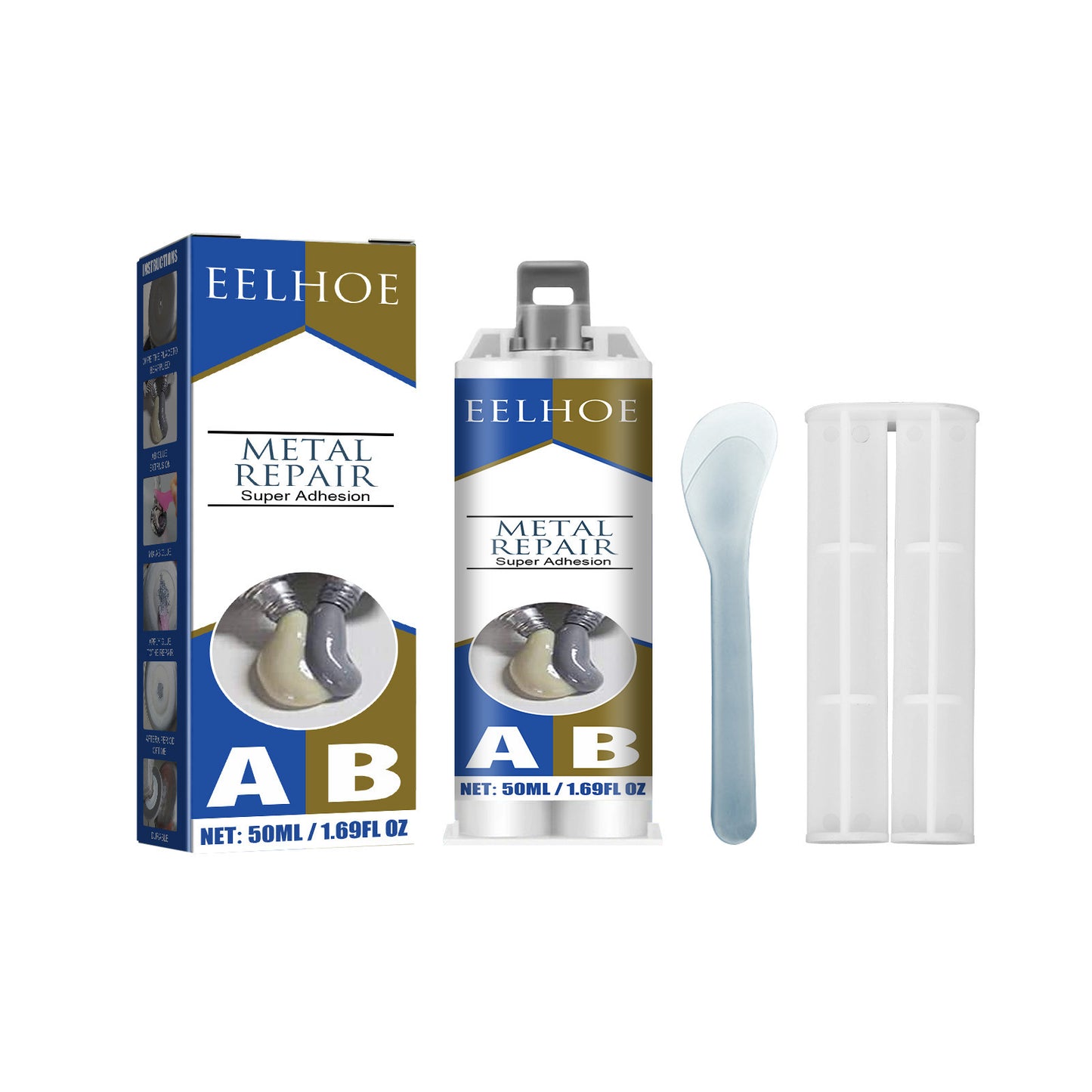 Metal Repair Glue, Crack Filling And Leak Plugging Quick Dry Crack High Temperature Welding Metal Repair Agent