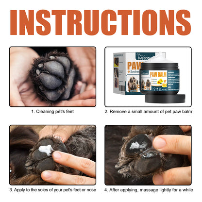 Yegbong Pet Paw Balm, Dog And Cat Foot Protection Pad Anti-Cracking Moisturizing Foot And Sole Care Cream