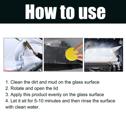 Rayhong Car Snow Removal Cream, Car Snow Removal Windshield Anti-icing Anti-freezing Car Window Defrosting Cream