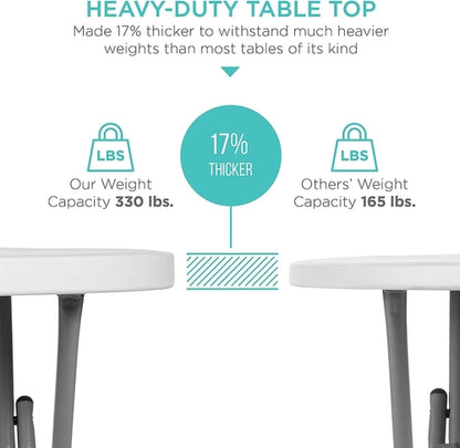 Bar Height Folding Table for Indoor/Outdoor Use